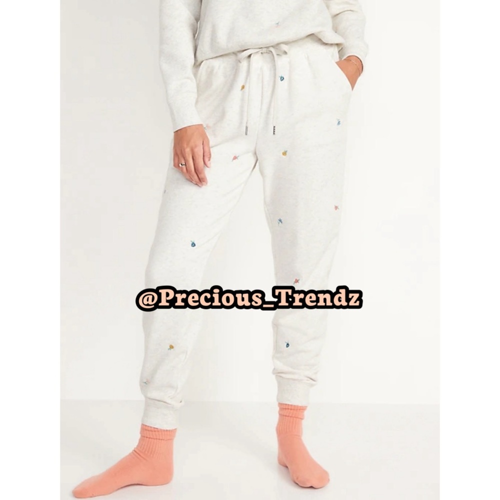 📦 Old Navy Vintage Mid-Rise Embroidered Jogger Sweatpants Plus Size 4X